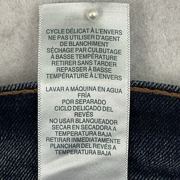 True Religion Ricky Big T Flap Relaxed Straight Jeans Mens Size 31X34 Blue Denim - Picture 14 of 16